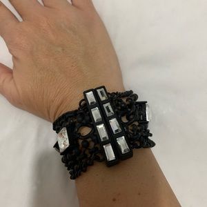 Punk Cuff Magnetic Closure Bracelet